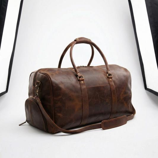 The Weekender - Full-Grain Leather Duffel Bag