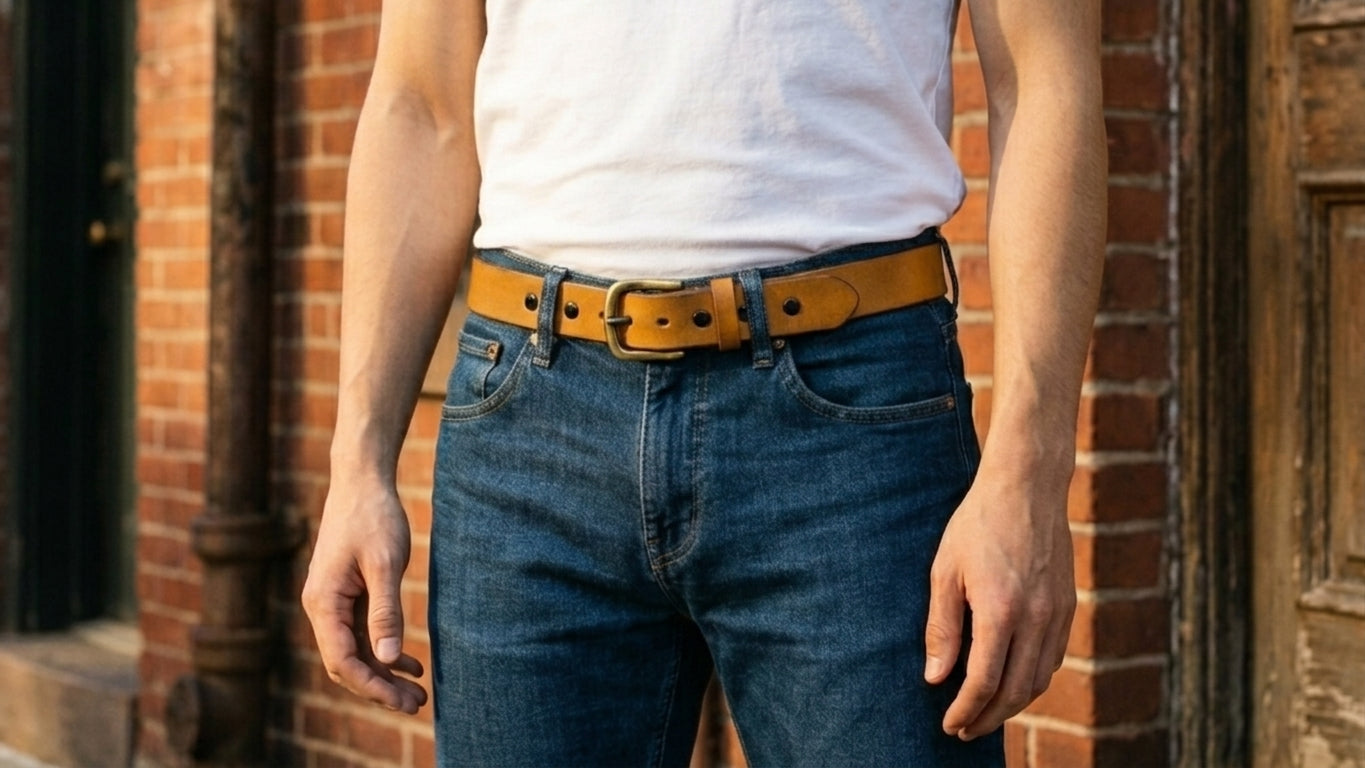 The Buckhorn - Men’s Full-Grain Leather Belt
