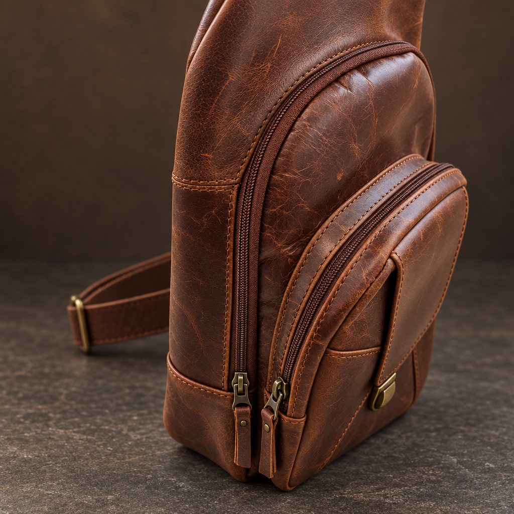 Two front zips.