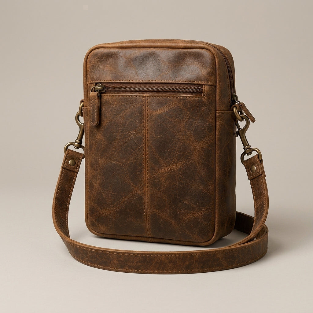 The Bellvari YYZ Travel Satchel photographed on a neutral studio background.