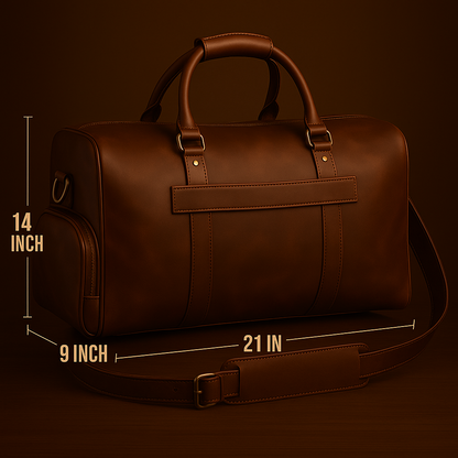 The Weekender - Full-Grain Leather Duffel Bag