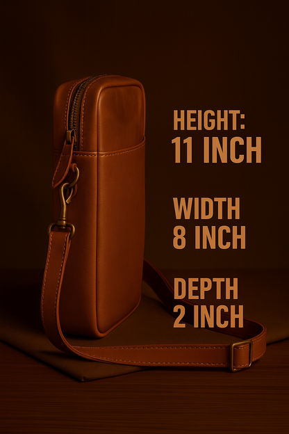 The YYZ Satchel – Unisex Leather Travel Satchel