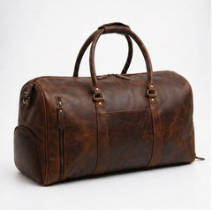 The Weekender - Full-Grain Leather Duffel Bag — view 2