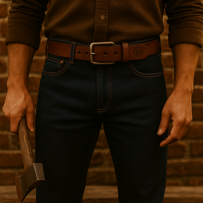 The Trailblazer – Men’s Crunch Leather Belt