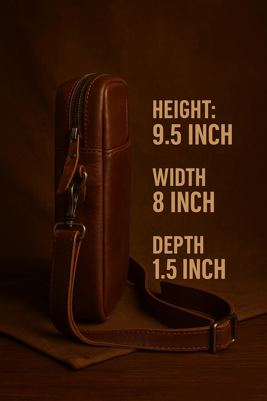 The YYZ Satchel – Unisex Leather Travel Satchel
