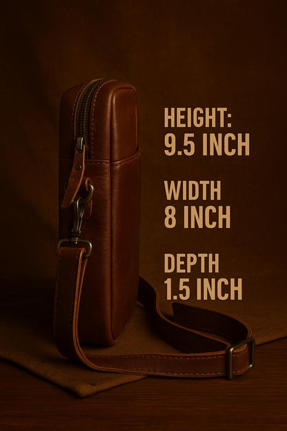The YYZ Satchel – Unisex Leather Travel Satchel