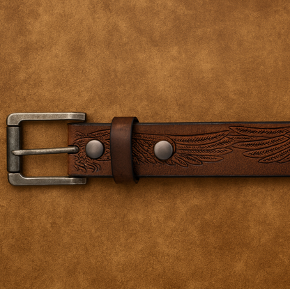 The Serpent - Men's Full Grain Leather Belt