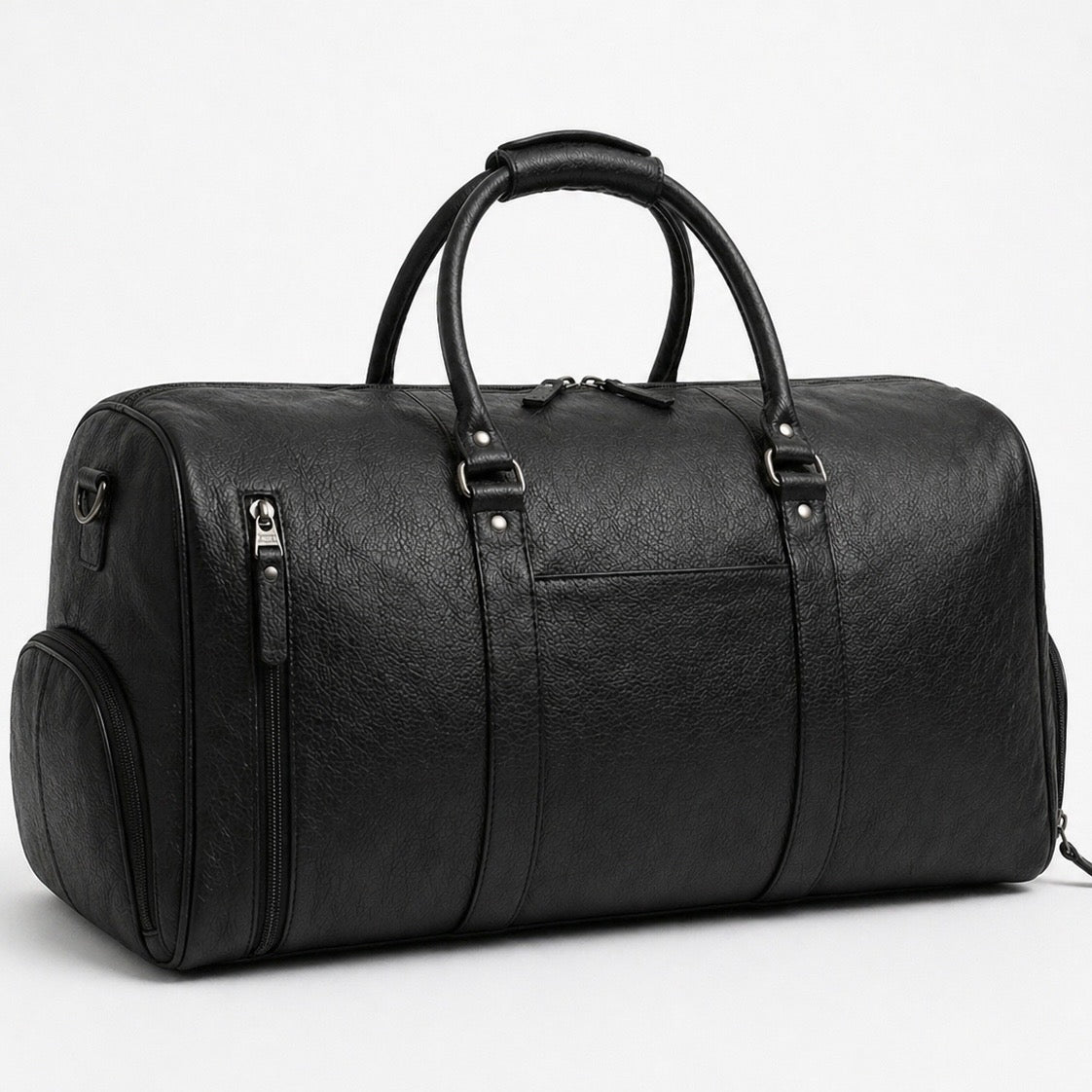 Bellvari The Weekender - Full-Grain Leather Duffel Bag, Carry-On