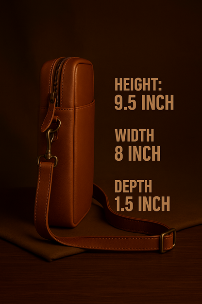 The YYZ Satchel – Unisex Leather Travel Satchel