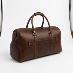 The Weekender - Full-Grain Leather Duffel Bag — view 4