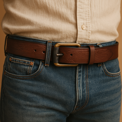 The Serpent - Men's Full Grain Leather Belt
