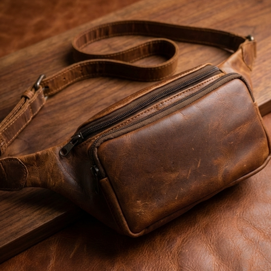 Bellvari Premium Leather Nomad Sling Bag