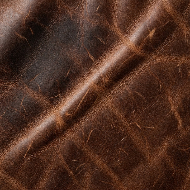 Year 5 Deep patina. Darker at the grip points. The leather has taken shape.