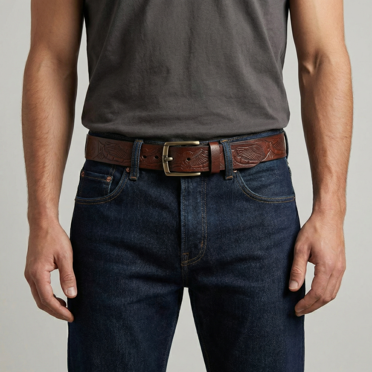 The Ironhide - Men’s Full Grain Leather Belt