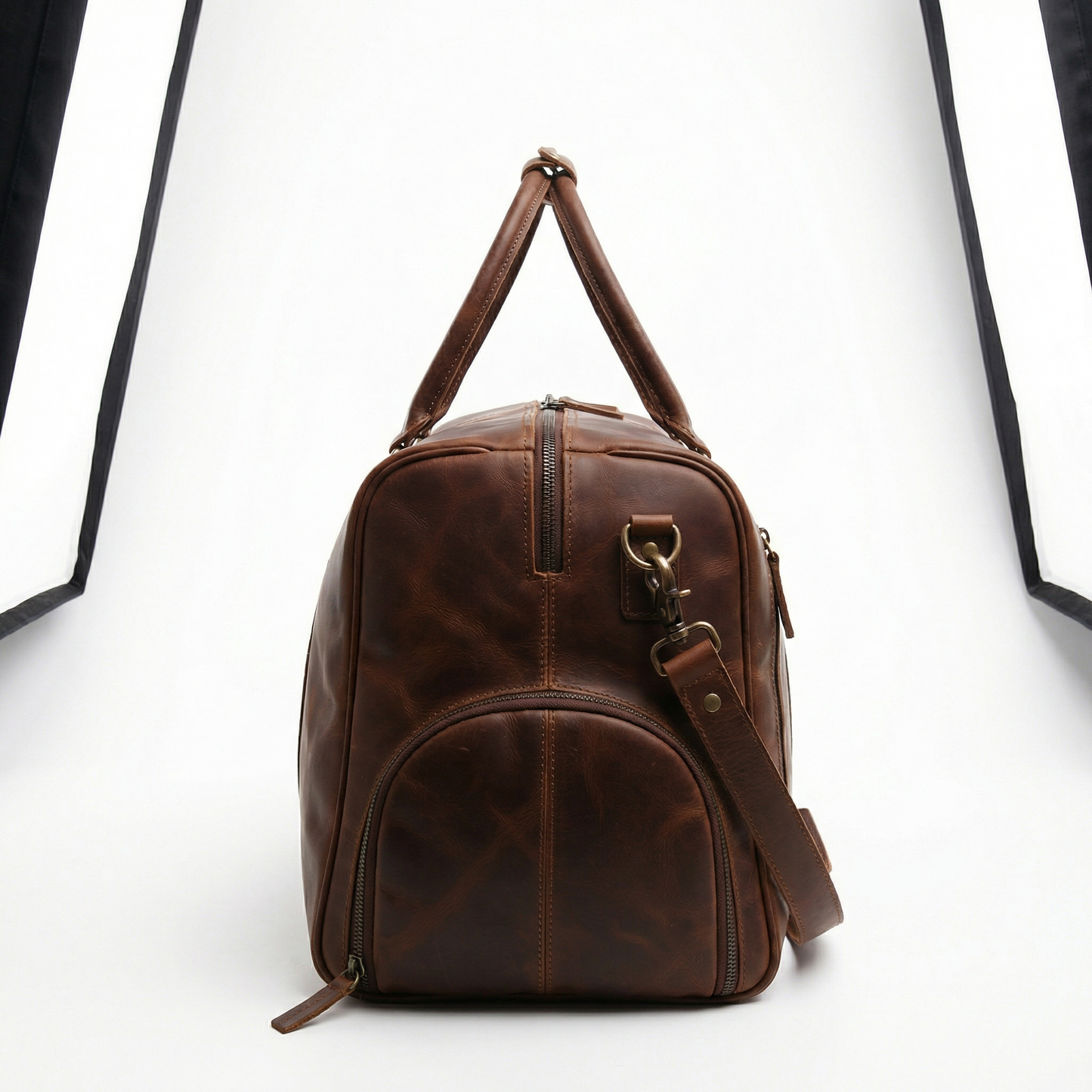 The Weekender - Full-Grain Leather Duffel Bag