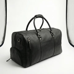 The Weekender - Full-Grain Leather Duffel Bag — view 9