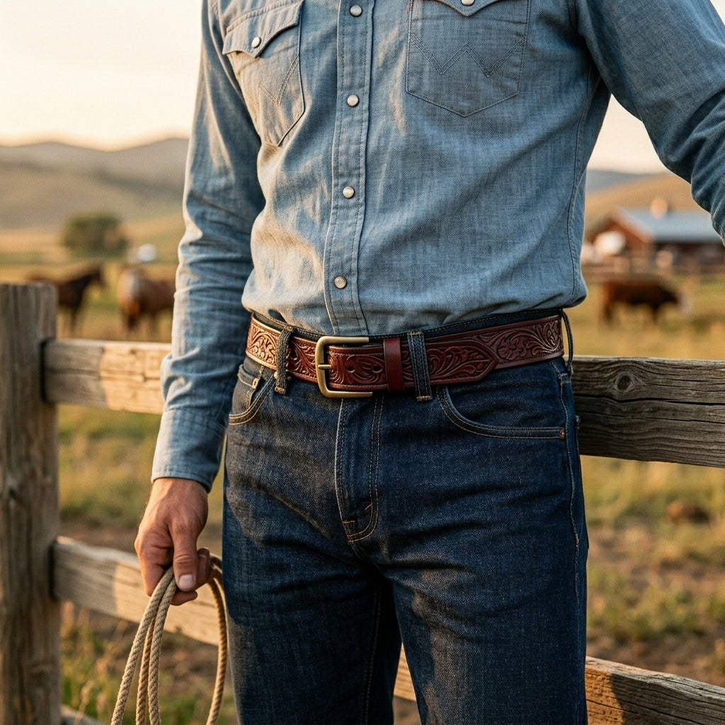 Denim · Western yoke