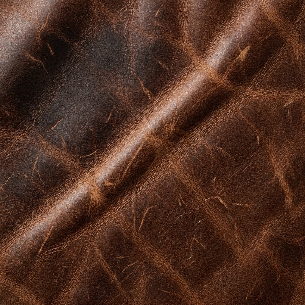 Year 5 Deep patina. Darker at the grip points. The leather has taken shape.